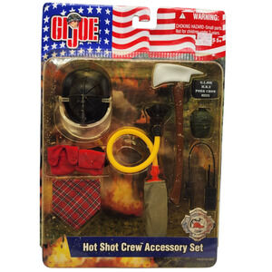 2002 Hasbro GI Joe Hot Shot Crew Accessory Set New